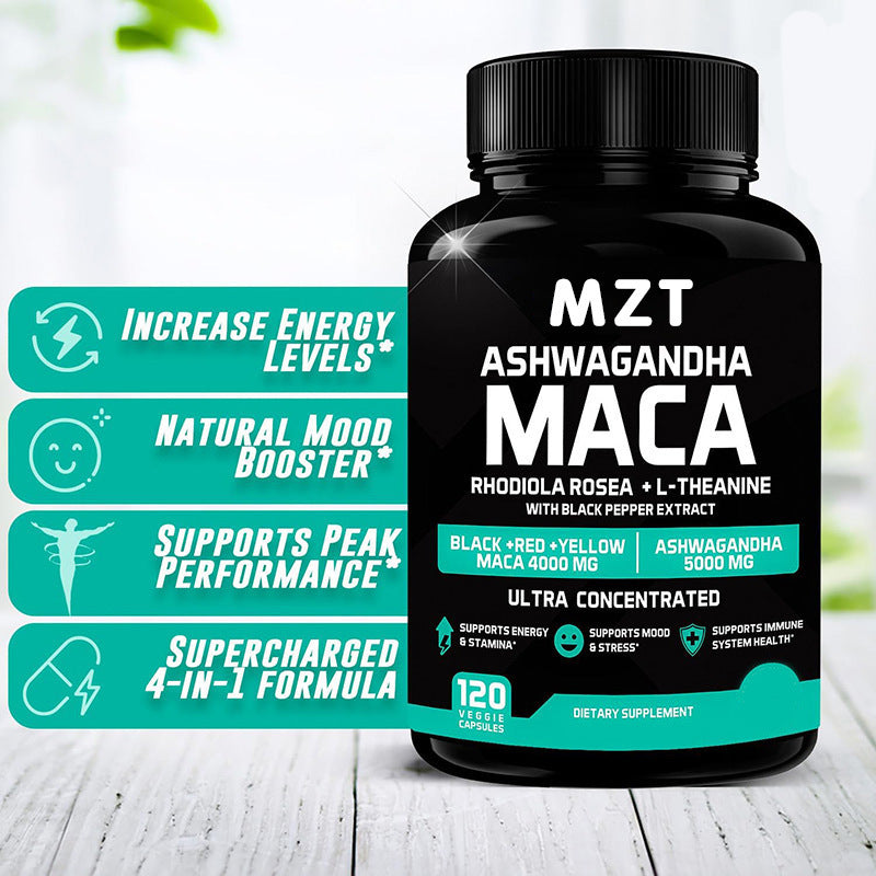 Ashwagandha and Maca Capsules with Rhodiola | Female Wellness