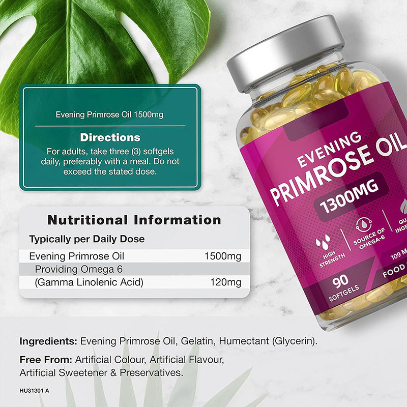 Evening Primrose Oil Softgels | Hormonal Balance